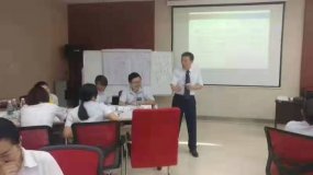中国银行《打造执行型团队》洪剑坪老师培训现场